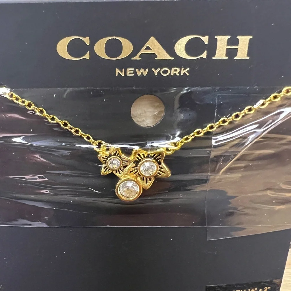 Coach Wildflower Cluster Pendant Necklace